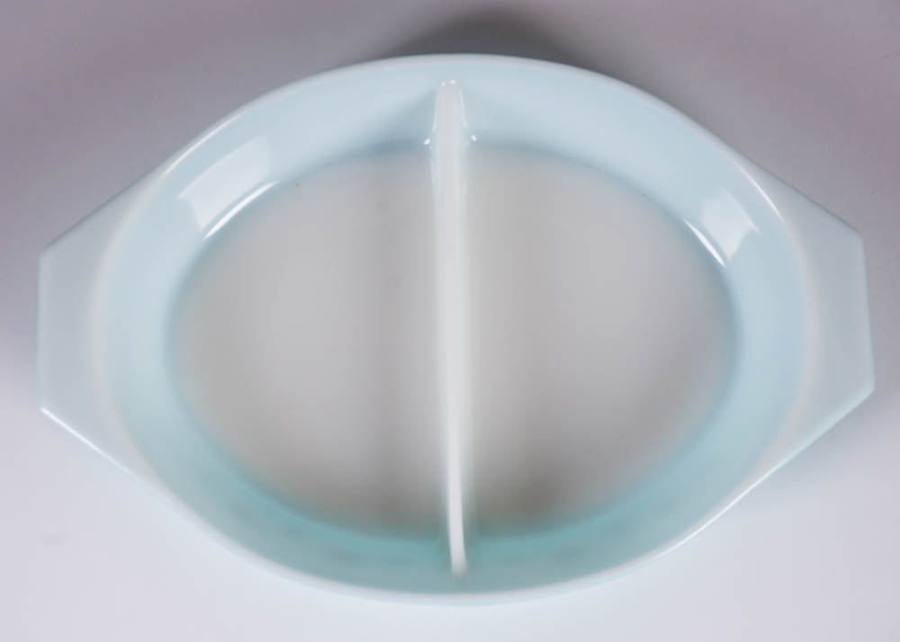 Vintage Pyrex Glassware Including "Yellow Stripe" and "Snowflake"