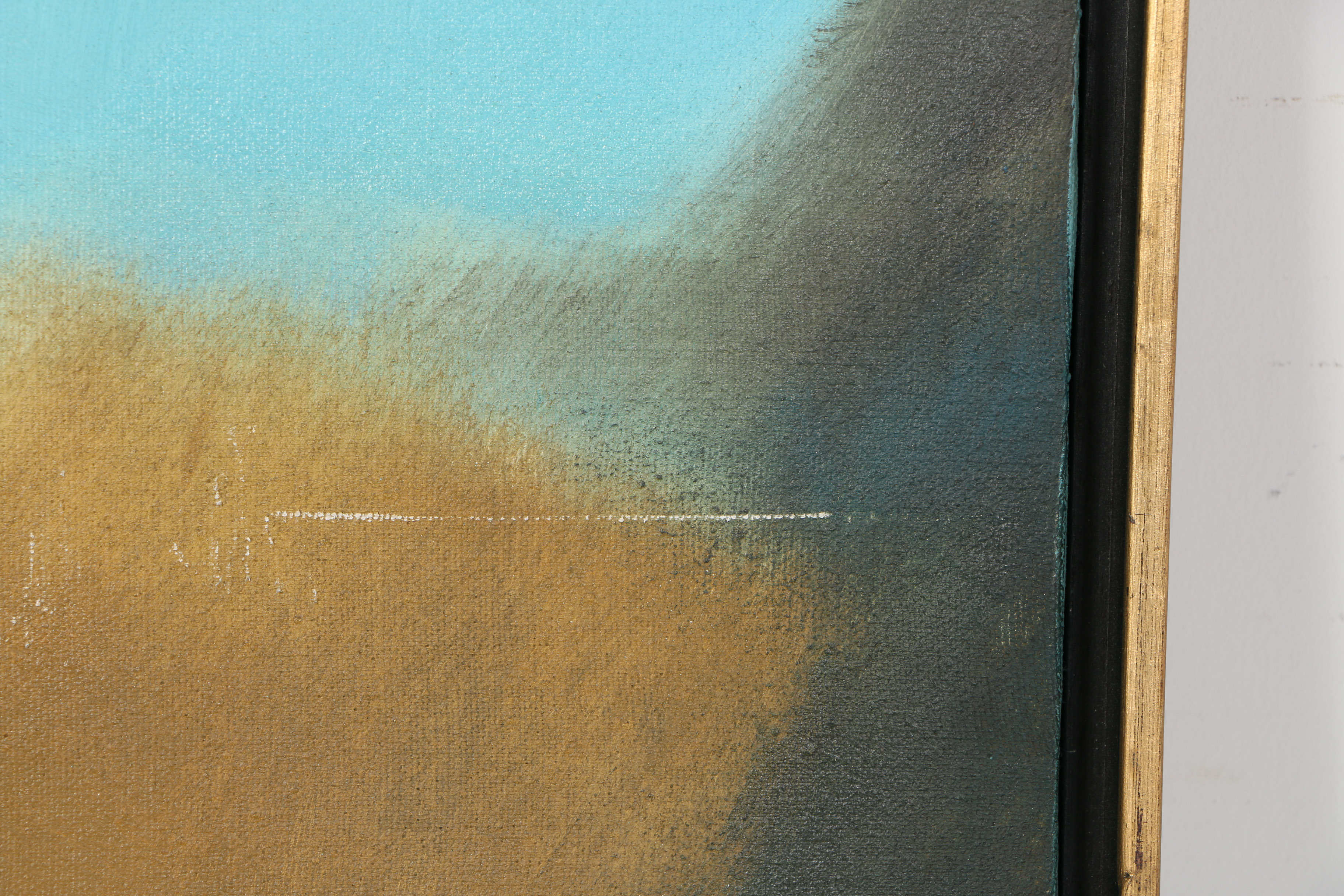 May Scruggs Spencer Signed Oil Painting "Hawk Flight"