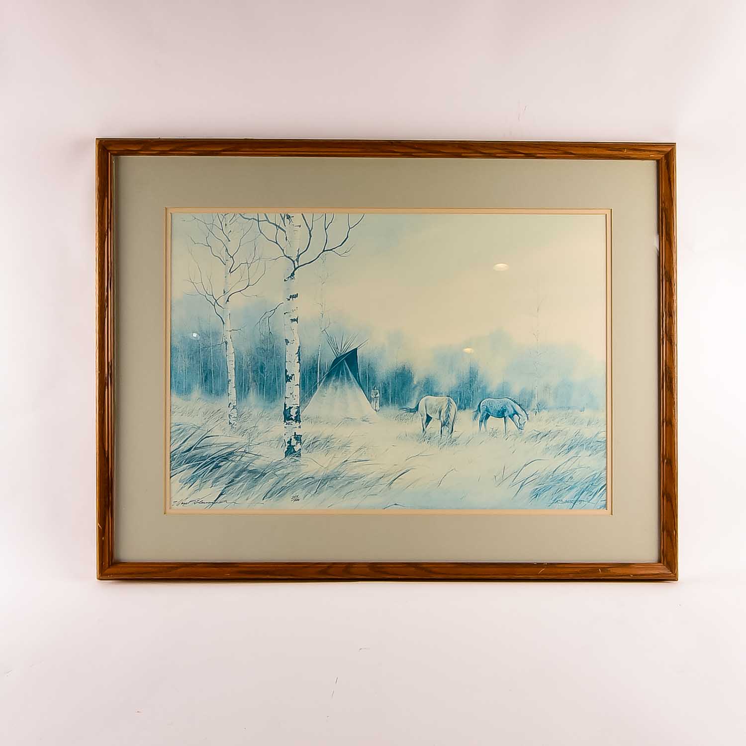 Mark Silversmith Signed Offset Lithograph Print