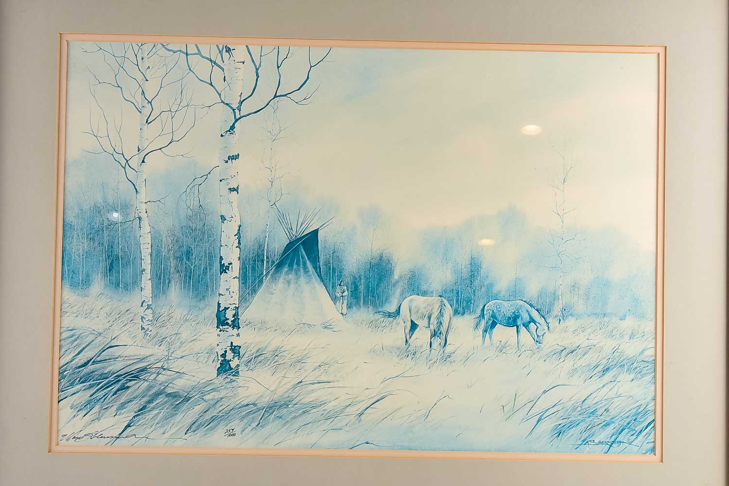 Mark Silversmith Signed Offset Lithograph Print