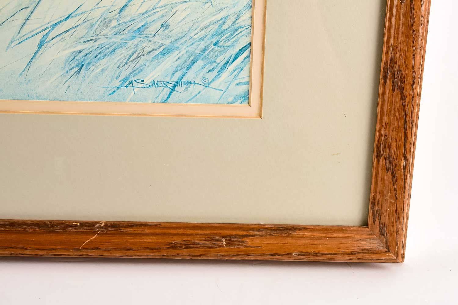 Mark Silversmith Signed Offset Lithograph Print