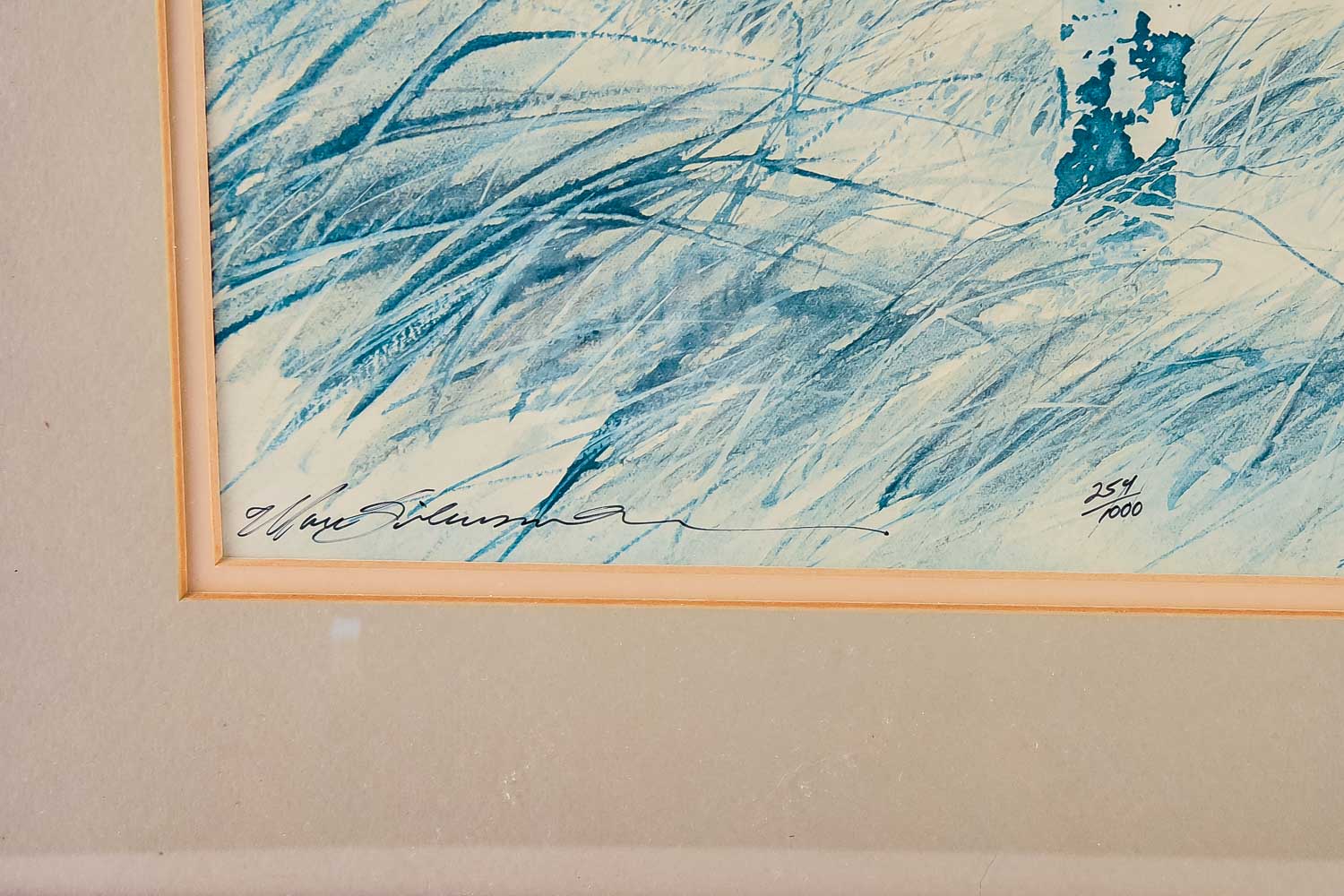 Mark Silversmith Signed Offset Lithograph Print