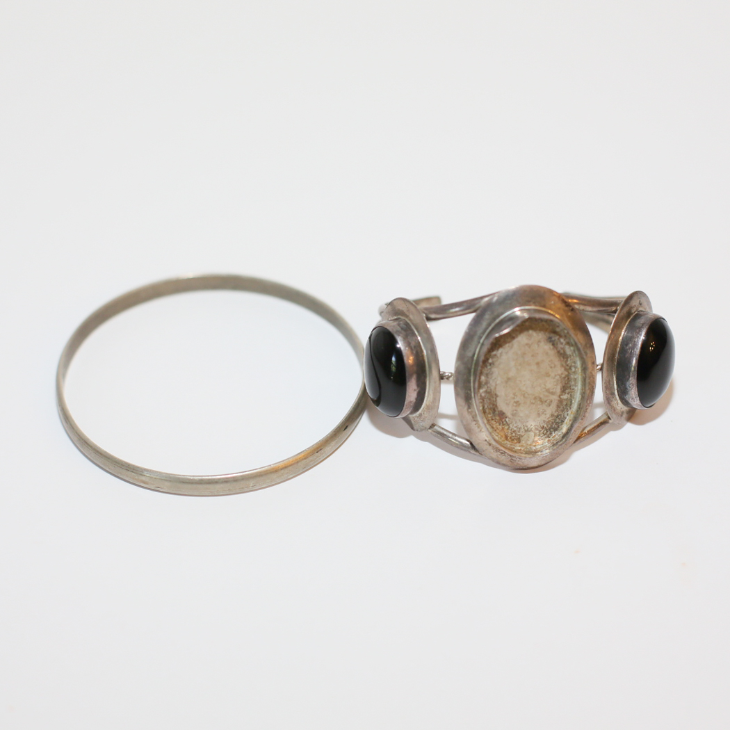 Pair of Sterling Silver Bracelets