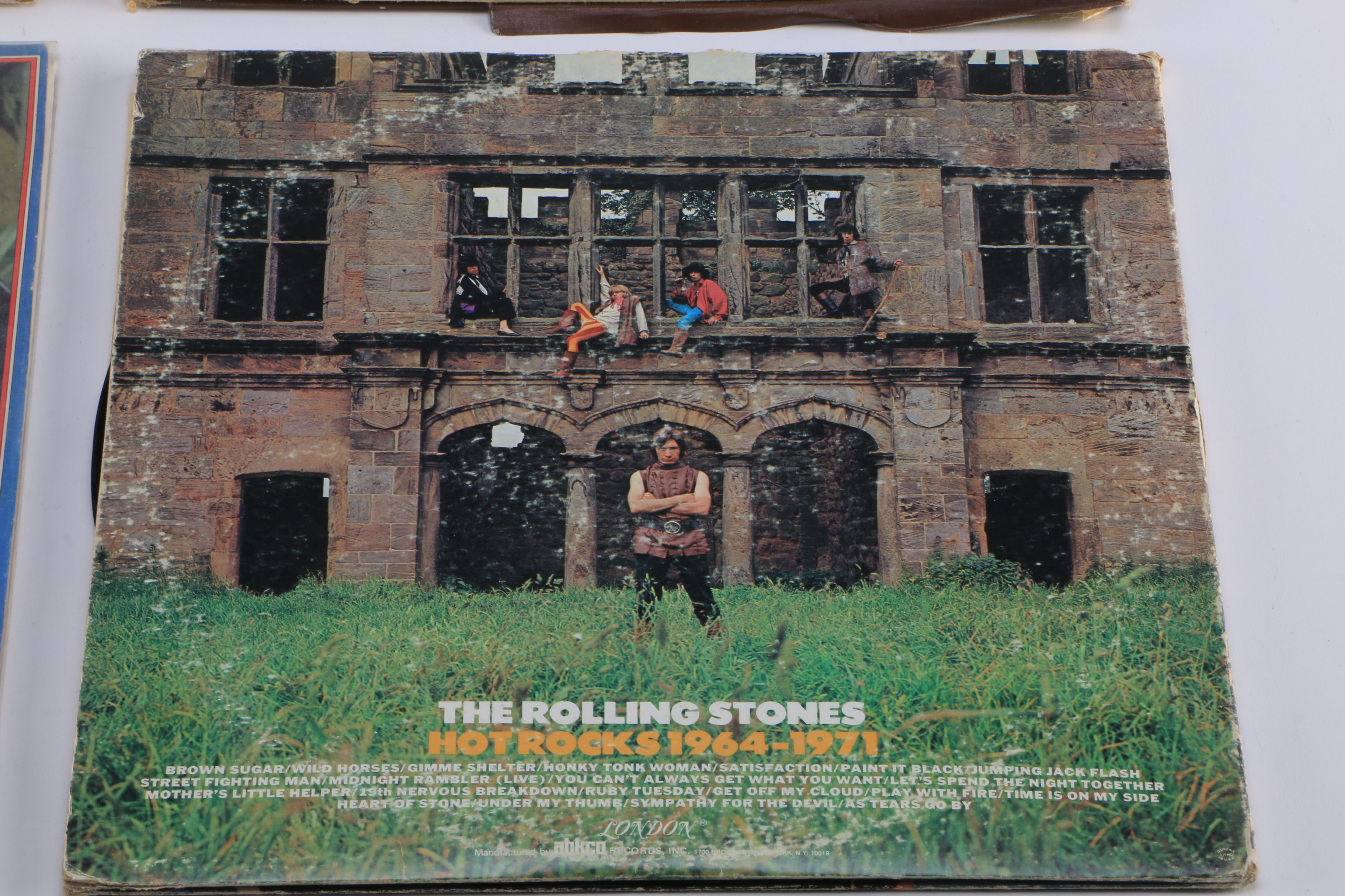 Collection of 1970s Pop Music Vinyl Records Including Elton John, Simon & Garfunkel