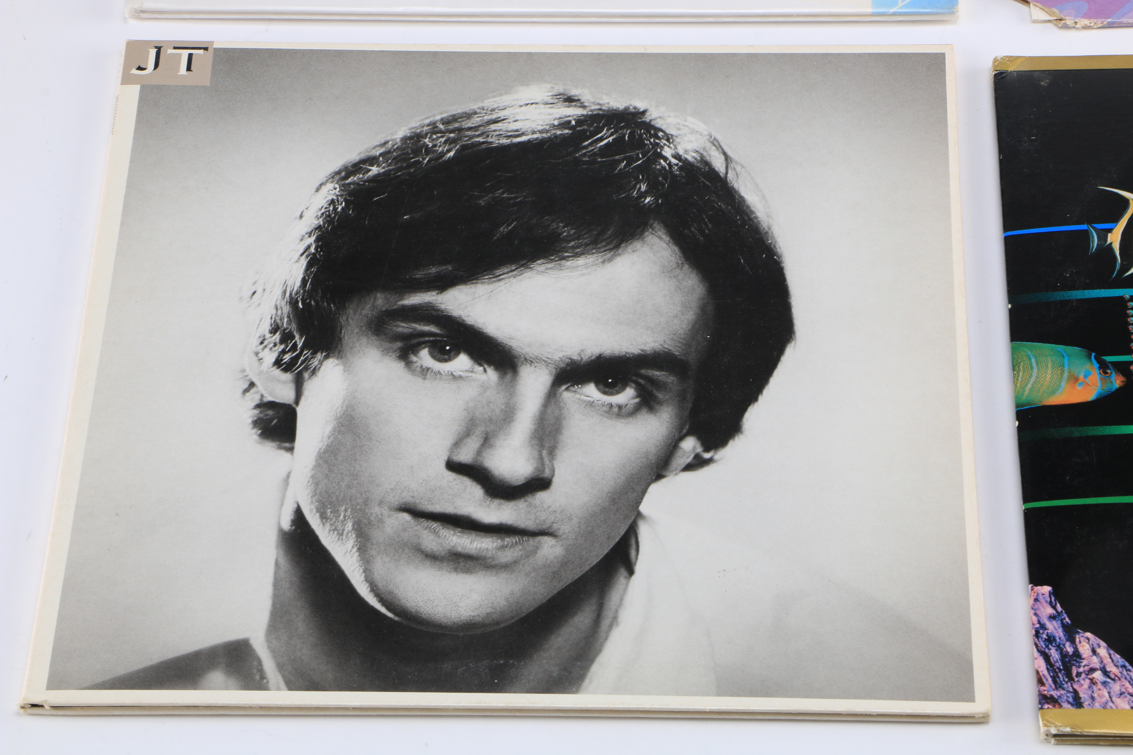 Collection of 1970s Pop Music Vinyl Records Including Elton John, Simon & Garfunkel