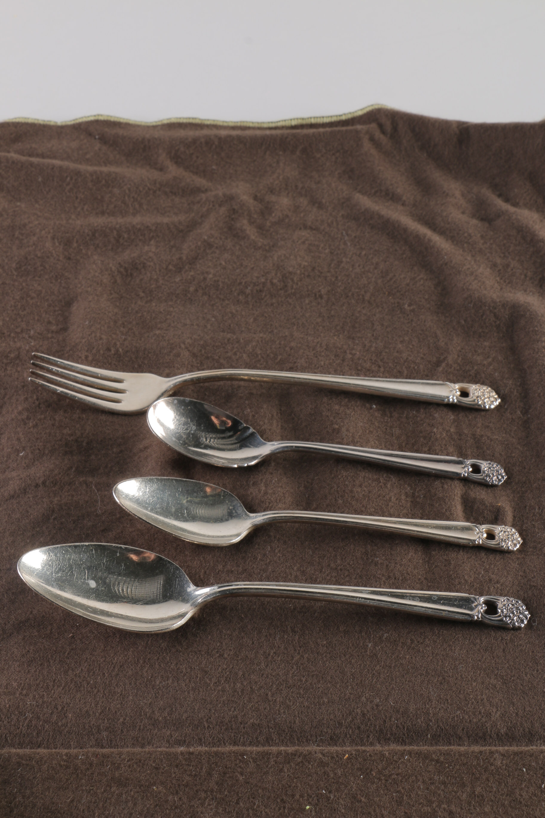 1847 Rogers Bros Silver Plate "Eternally Yours" Silverware Set