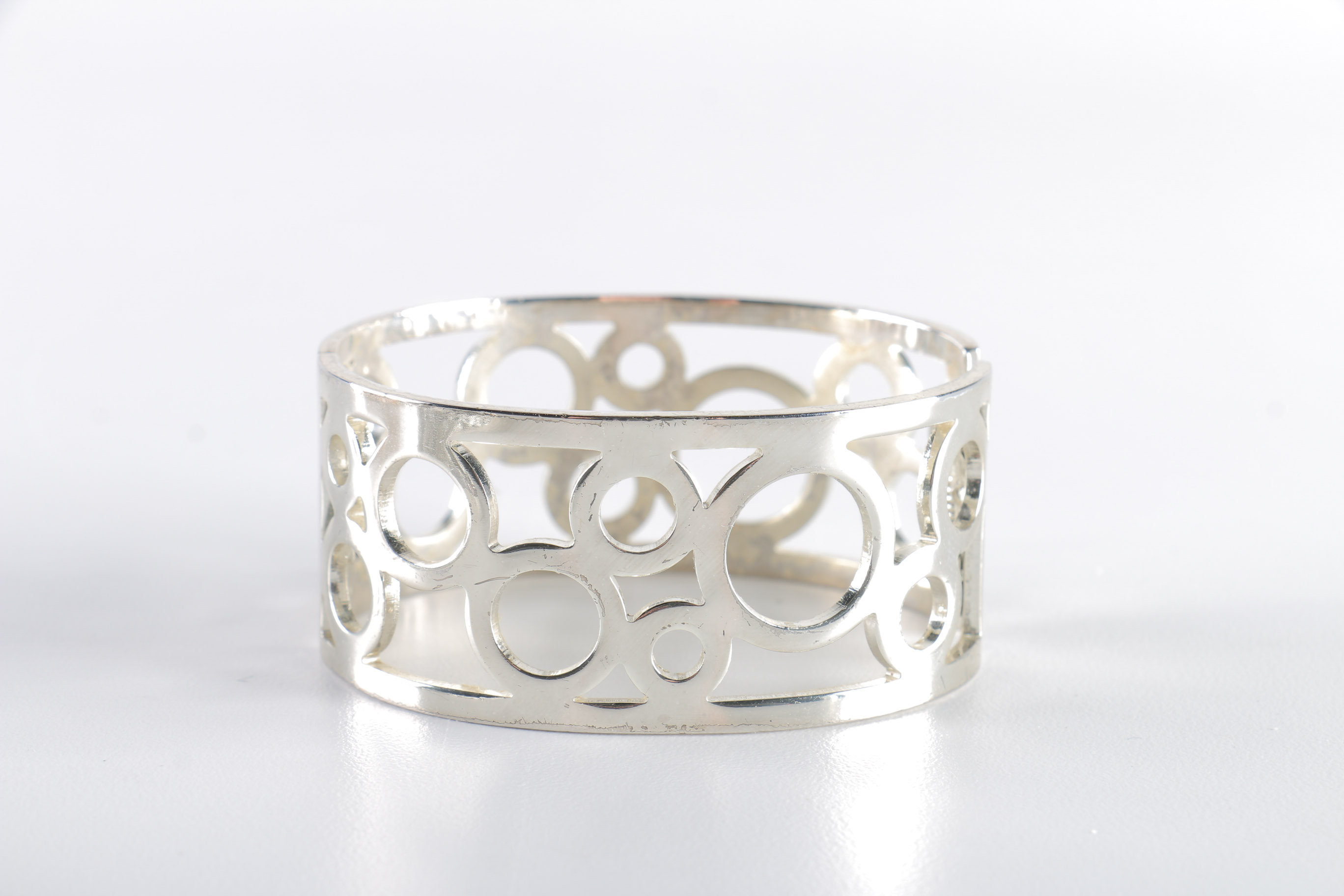 Collection of Silver Tone Bracelets and Bangles