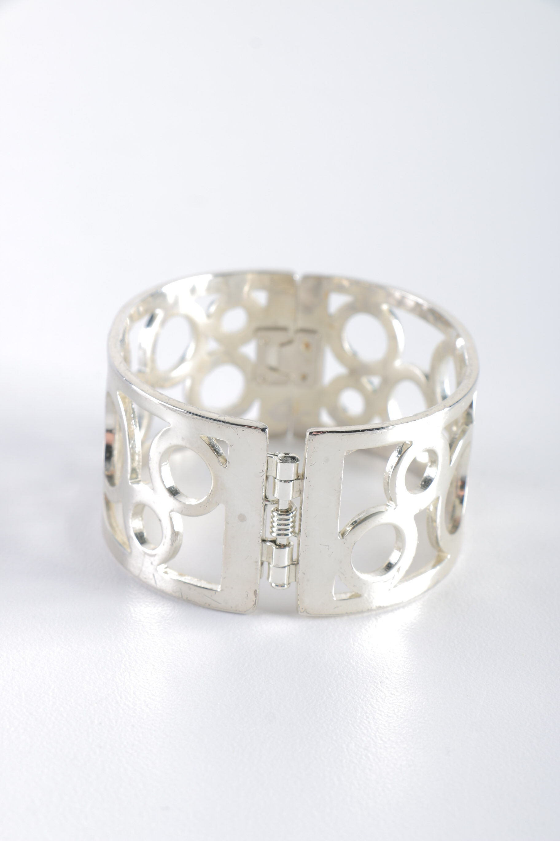 Collection of Silver Tone Bracelets and Bangles