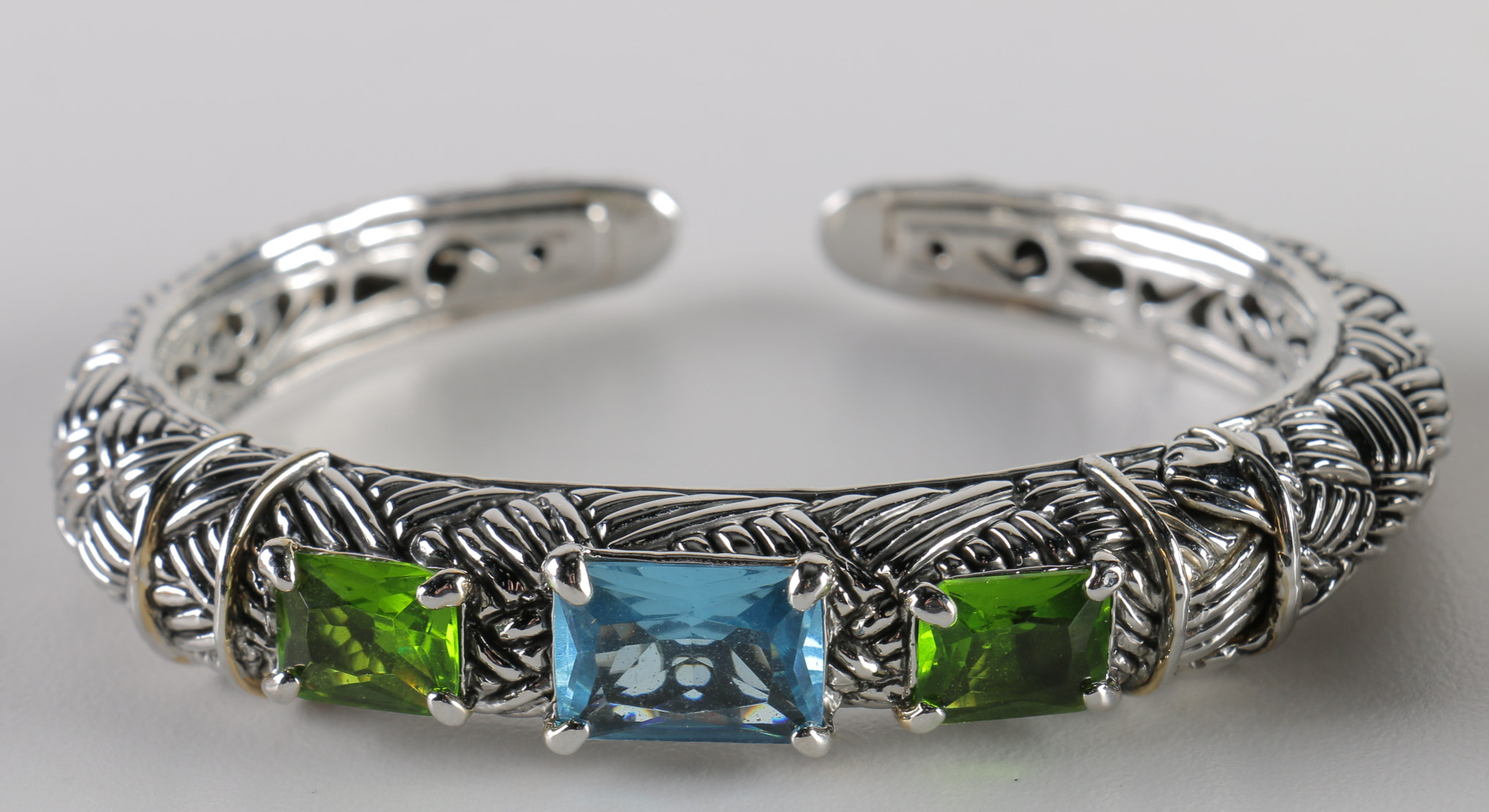 Collection of Silver Tone Bracelets and Bangles