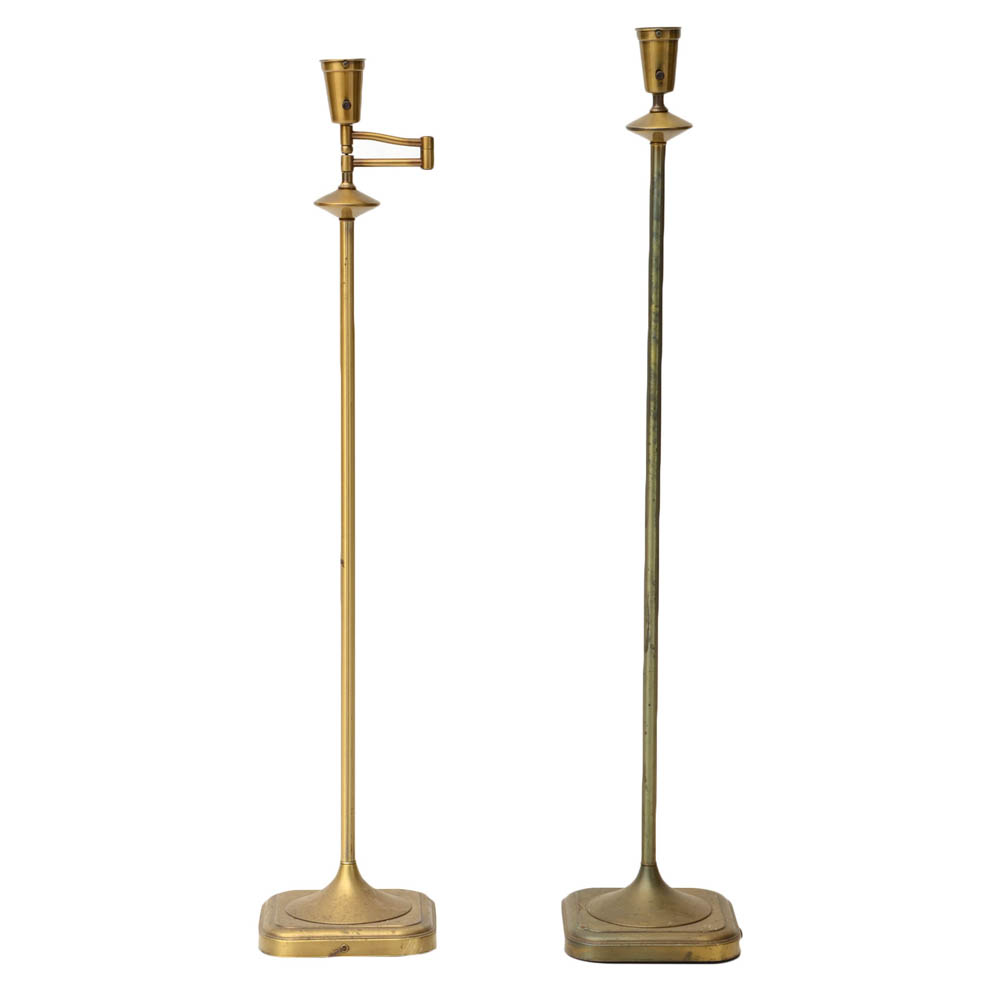 Pair of Vintage Torchere Floor Lamps
