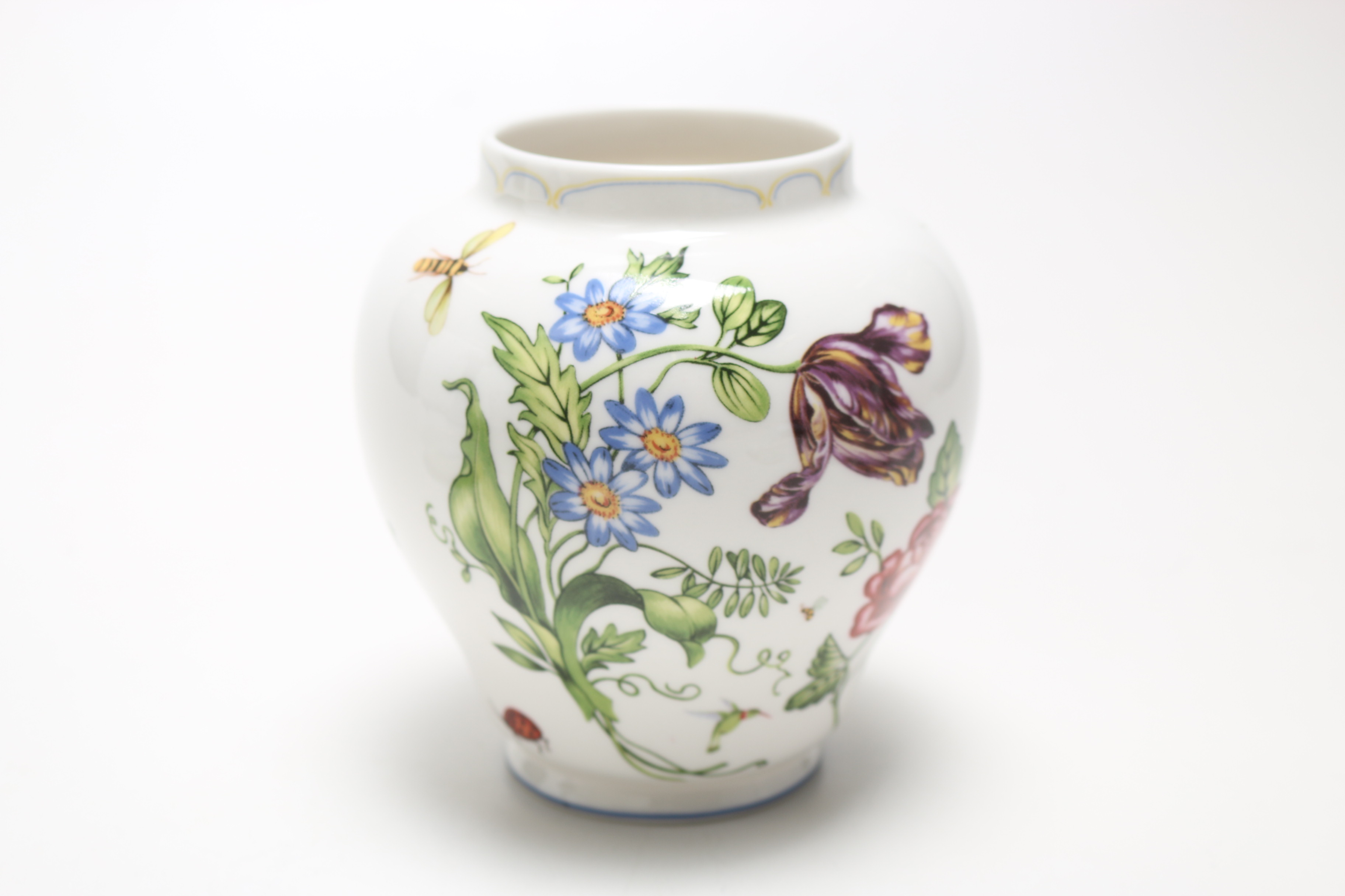 Assortment of Home Decor and Floral Vase