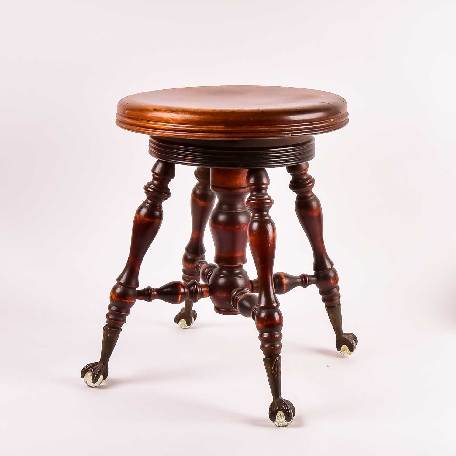 Claw Foot Piano Stool