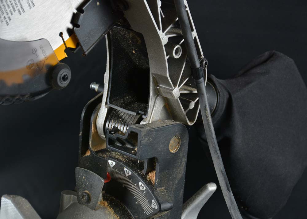 A Dewalt Single-Bevel Compound Miter Saw