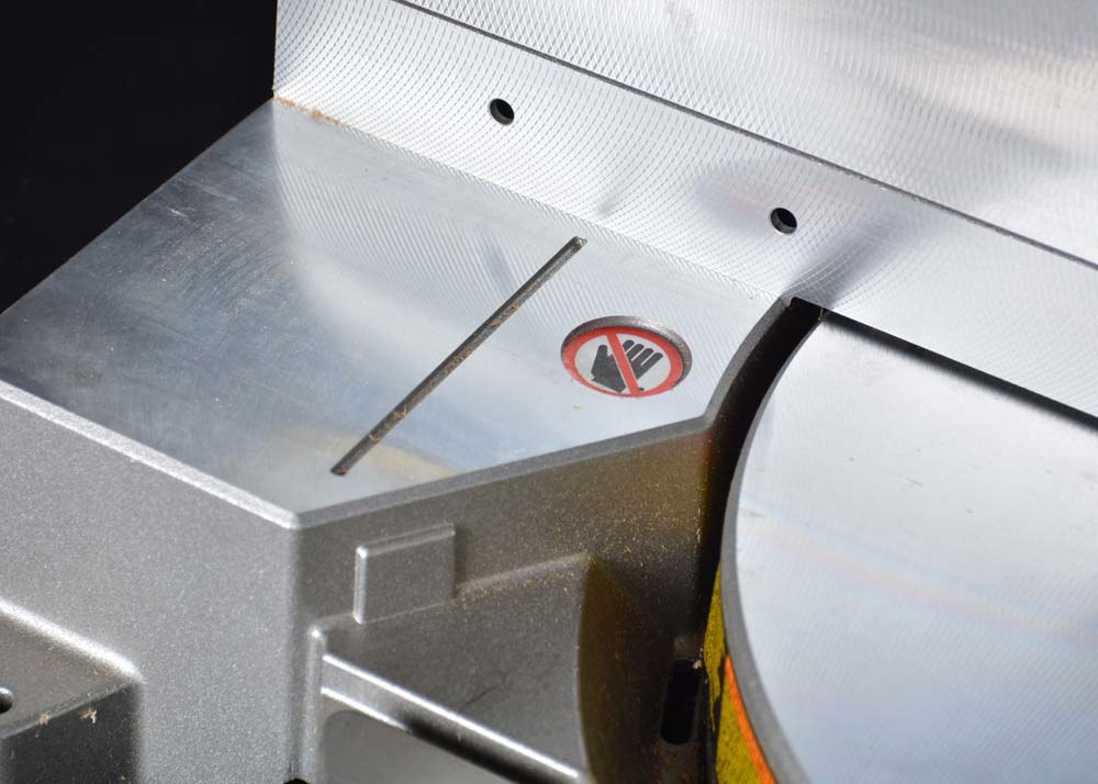 A Dewalt Single-Bevel Compound Miter Saw