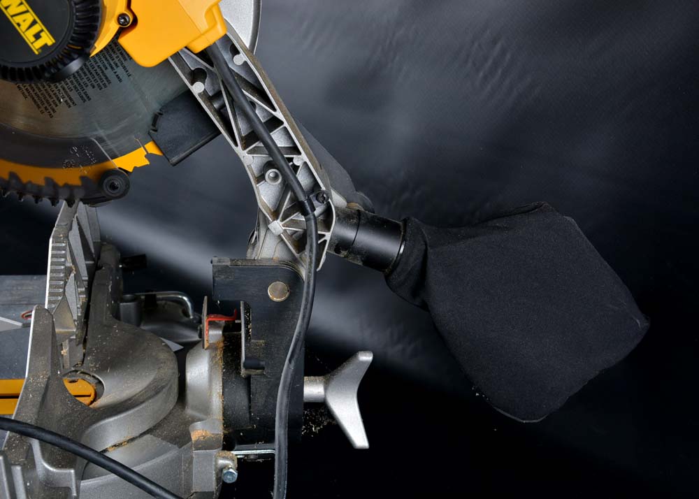 A Dewalt Single-Bevel Compound Miter Saw