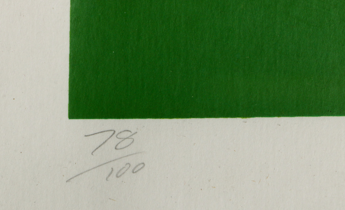 Tully Crook Signed Limited Edition Serigraph "England"