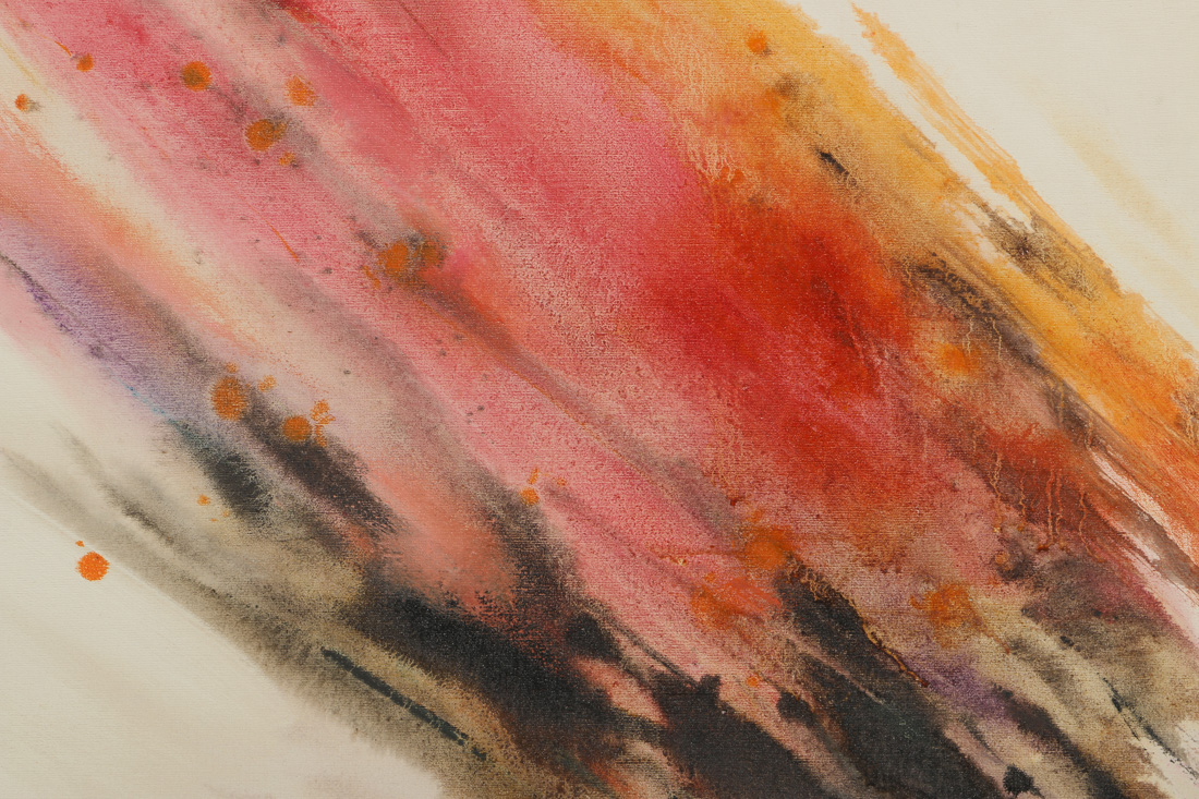 Mary Scruggs Spencer Signed Oil Painting "Pink Poppied"