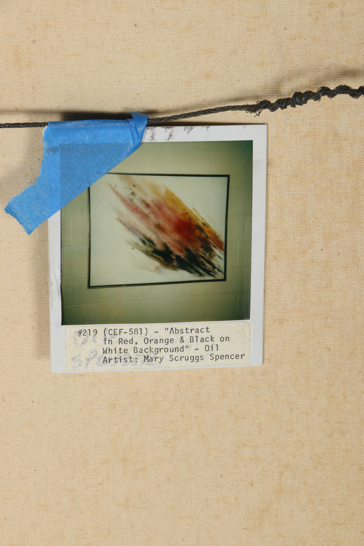 Mary Scruggs Spencer Signed Oil Painting "Pink Poppied"