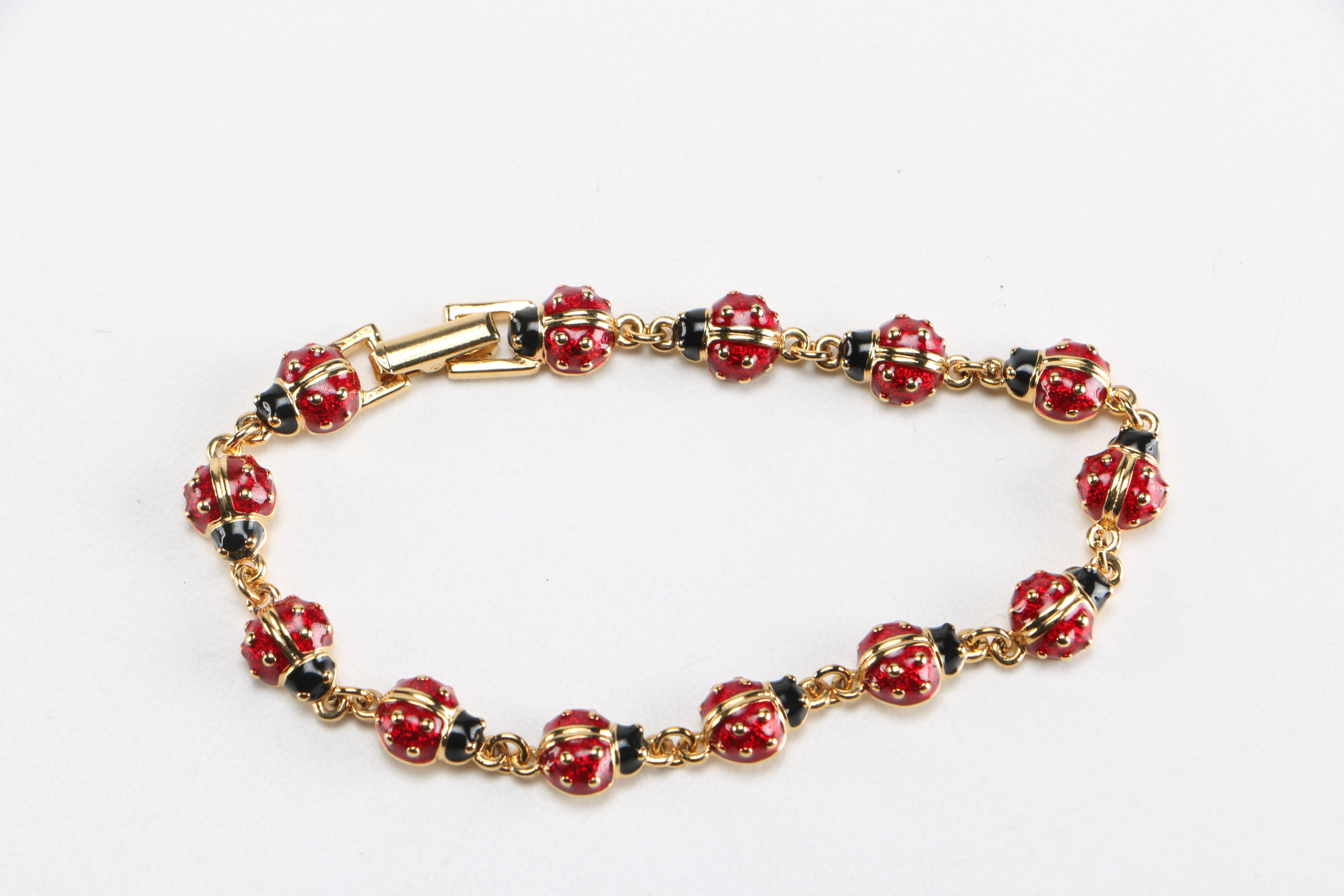 Joan Rivers Fabergé Style Lady Bug Bracelets