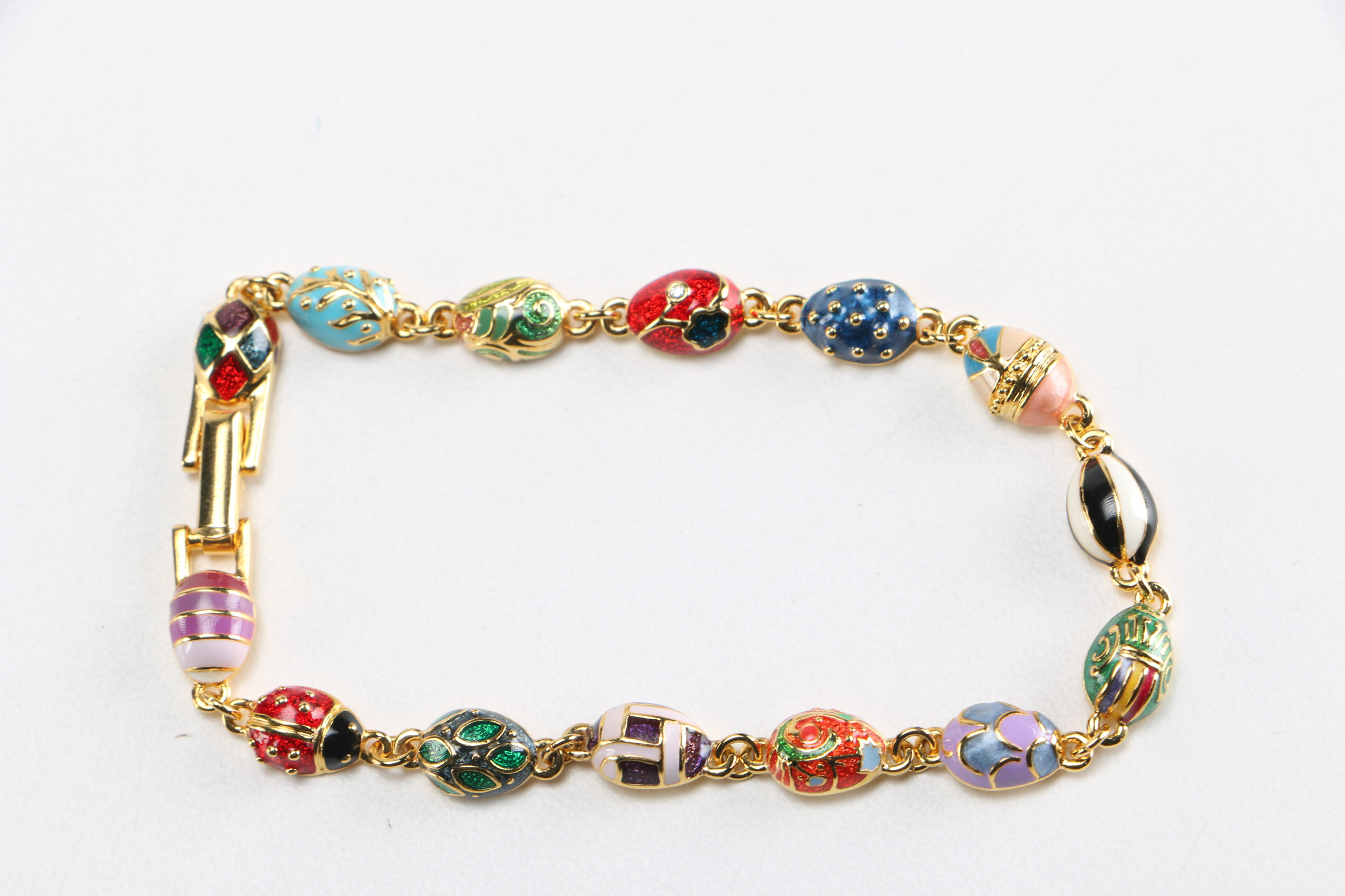 Joan Rivers Fabergé Style Lady Bug Bracelets