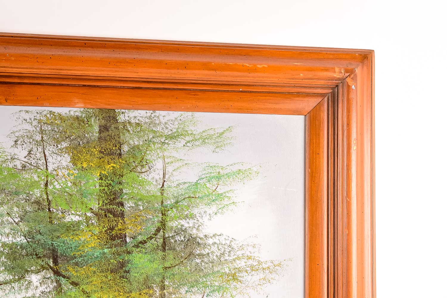 R. Delind Mountain Landscape Oil Painting