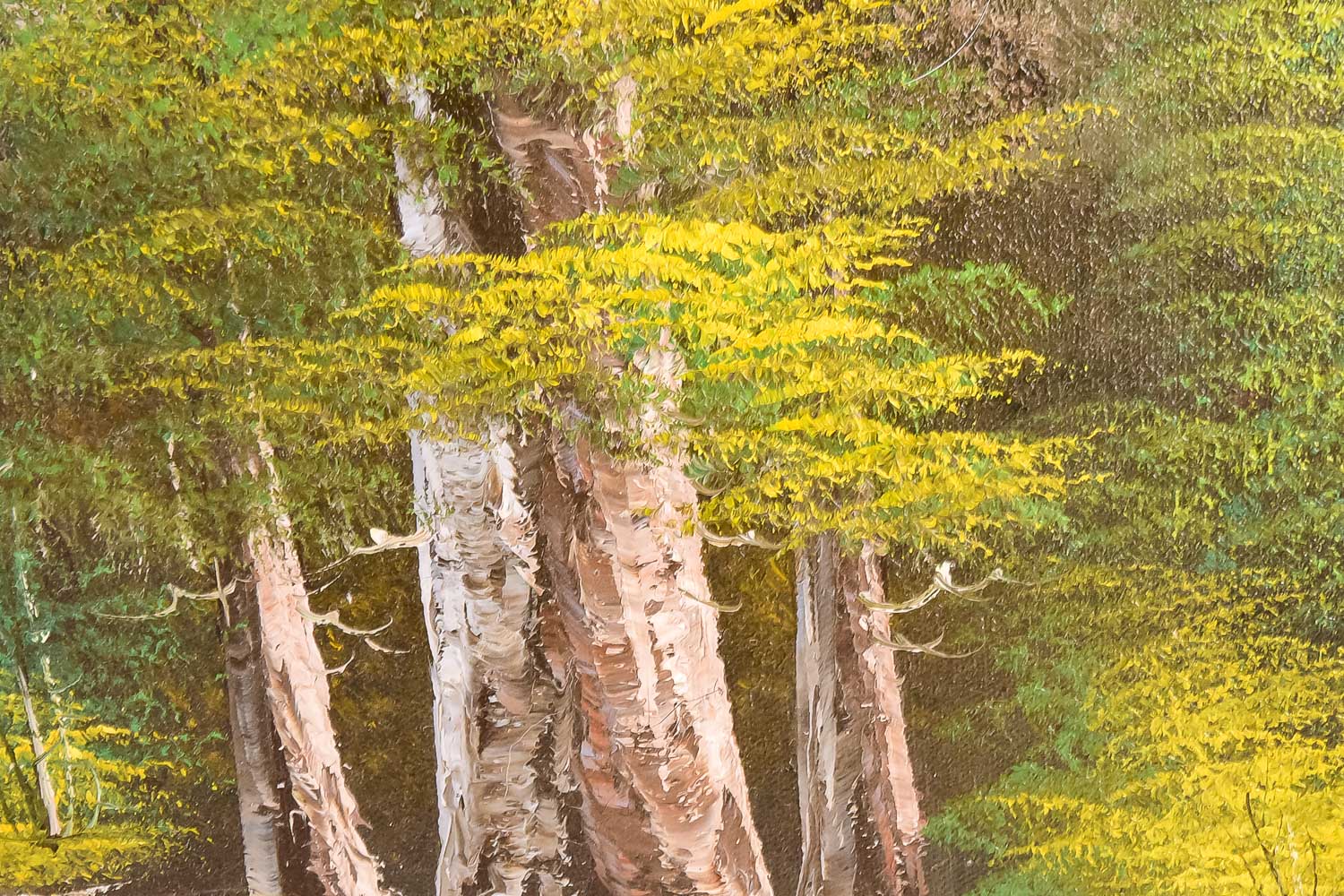 R. Delind Mountain Landscape Oil Painting