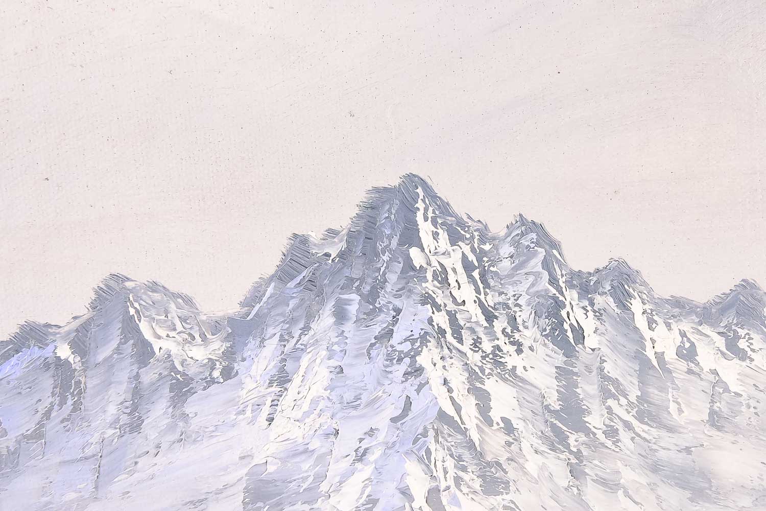 R. Delind Mountain Landscape Oil Painting