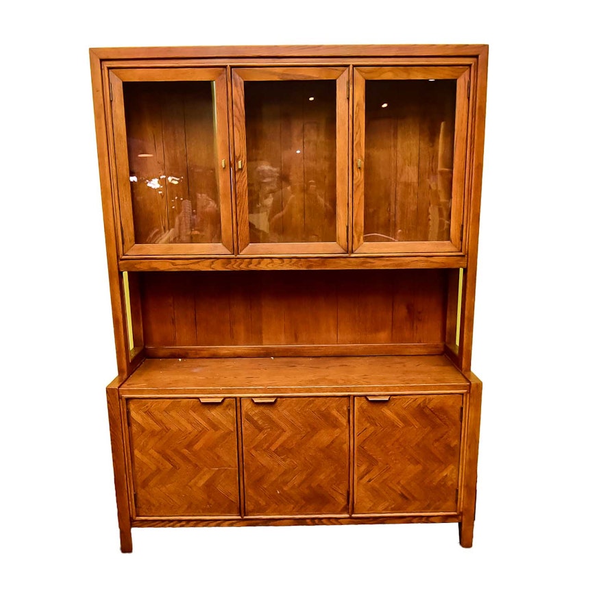 Vintage Century Wood Buffet Cabinet