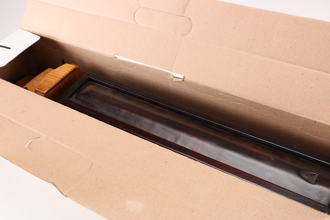 Hand Carved Wooden Semi Truck With Cargo Storage