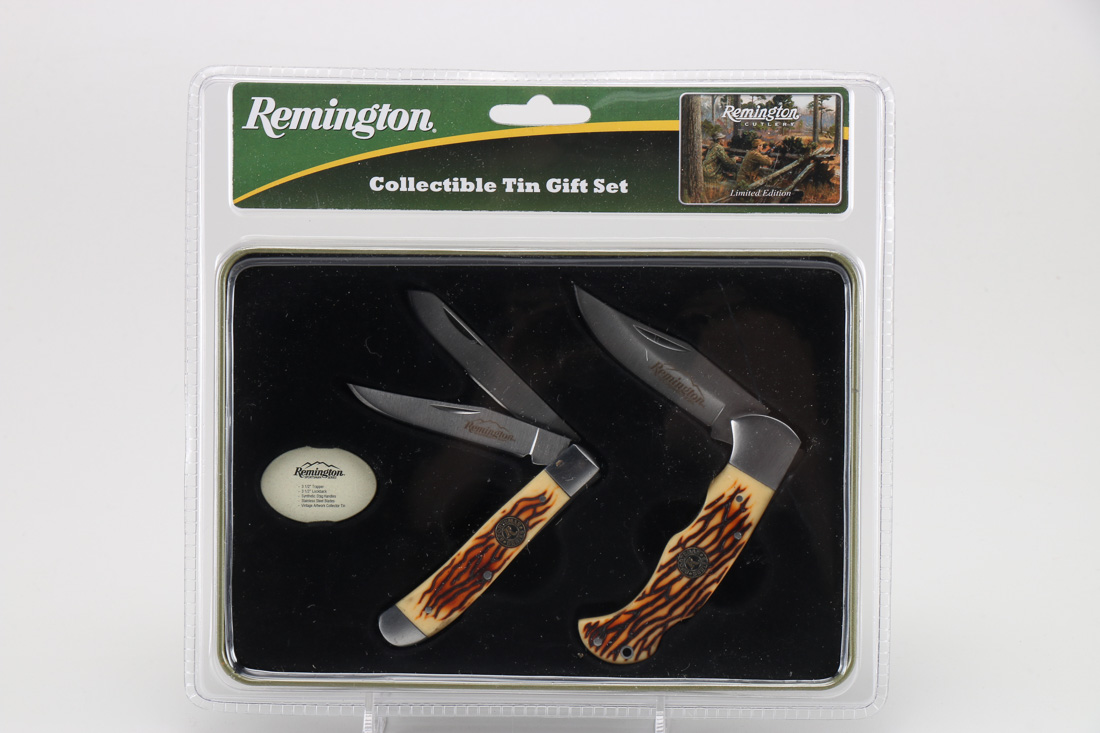 Remington, Buck and Winchester Pocket Knives in Original Packages