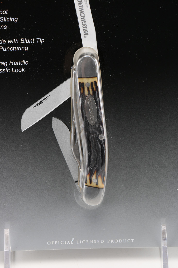 Remington, Buck and Winchester Pocket Knives in Original Packages