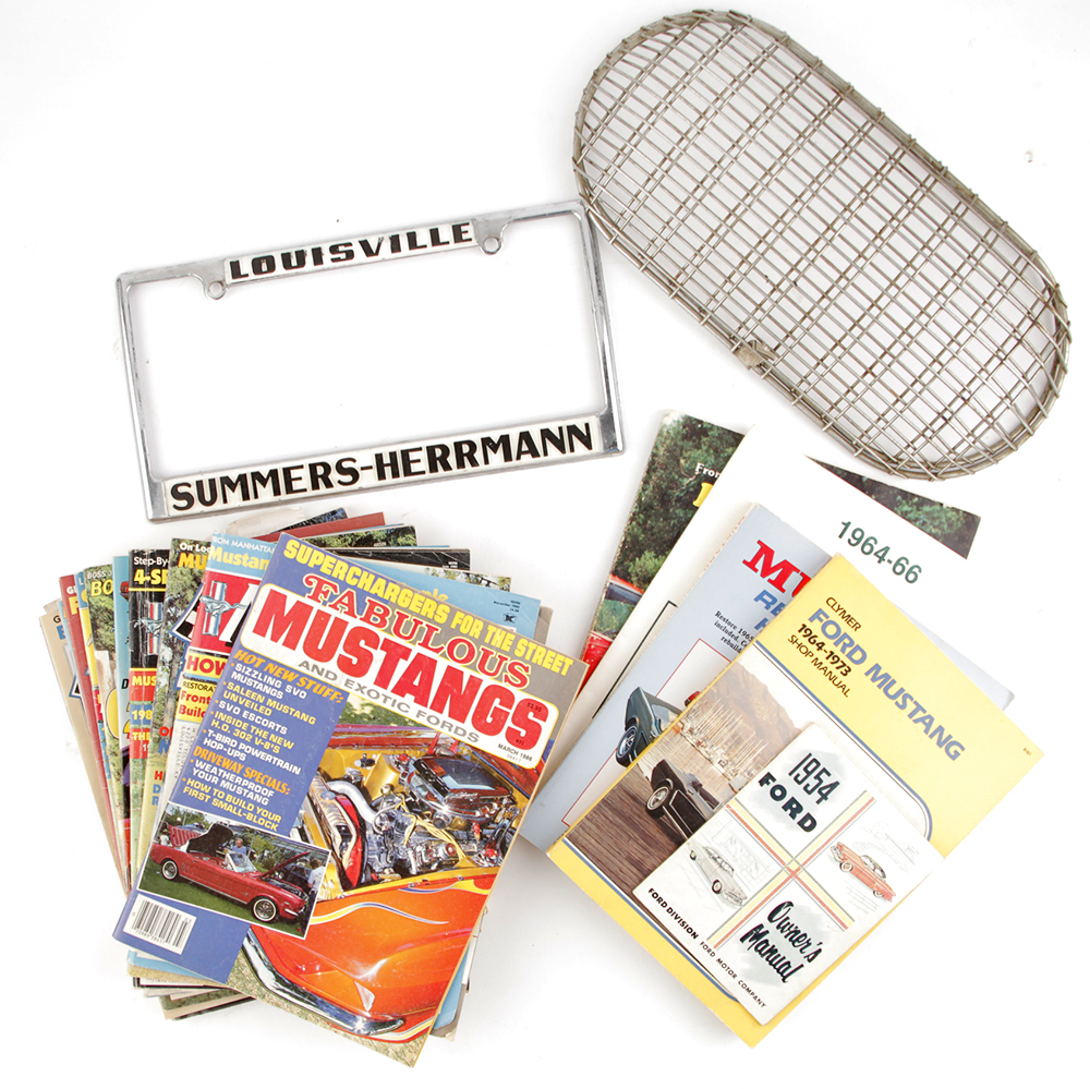 Vintage Mustang Repair Manuals and Accessories
