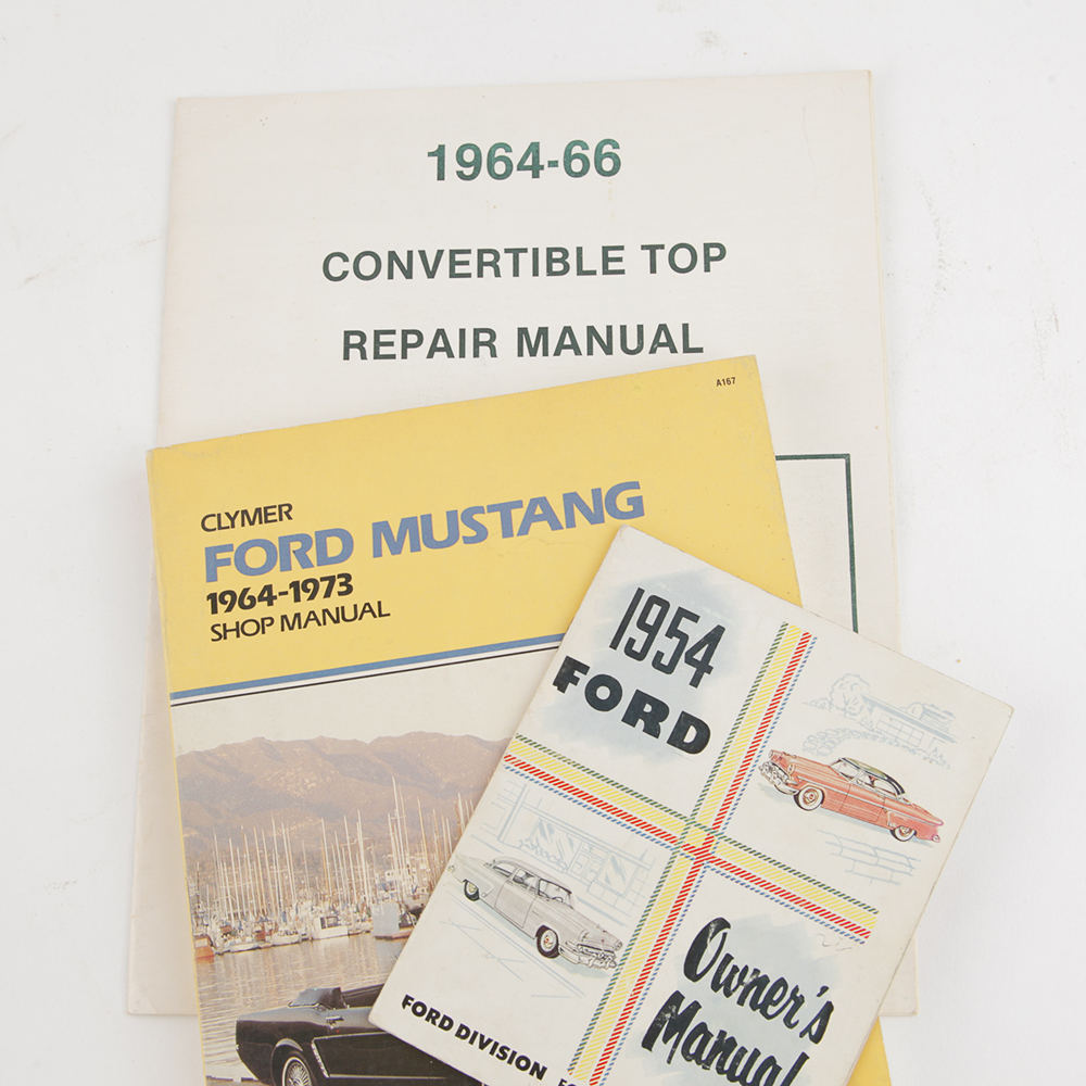 Vintage Mustang Repair Manuals and Accessories