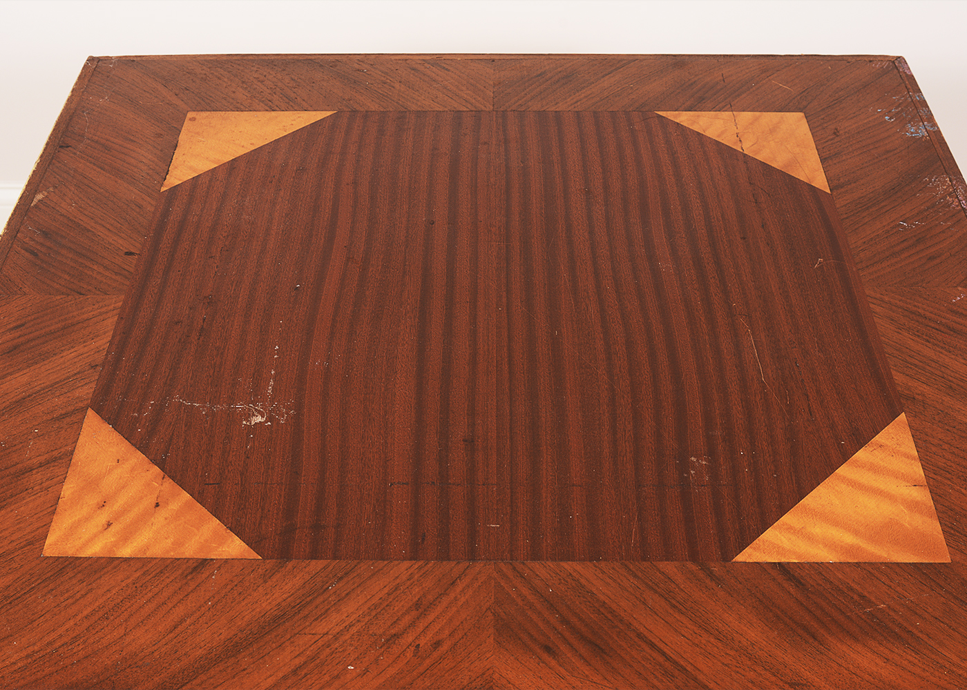 Inlaid Wood Folding Table