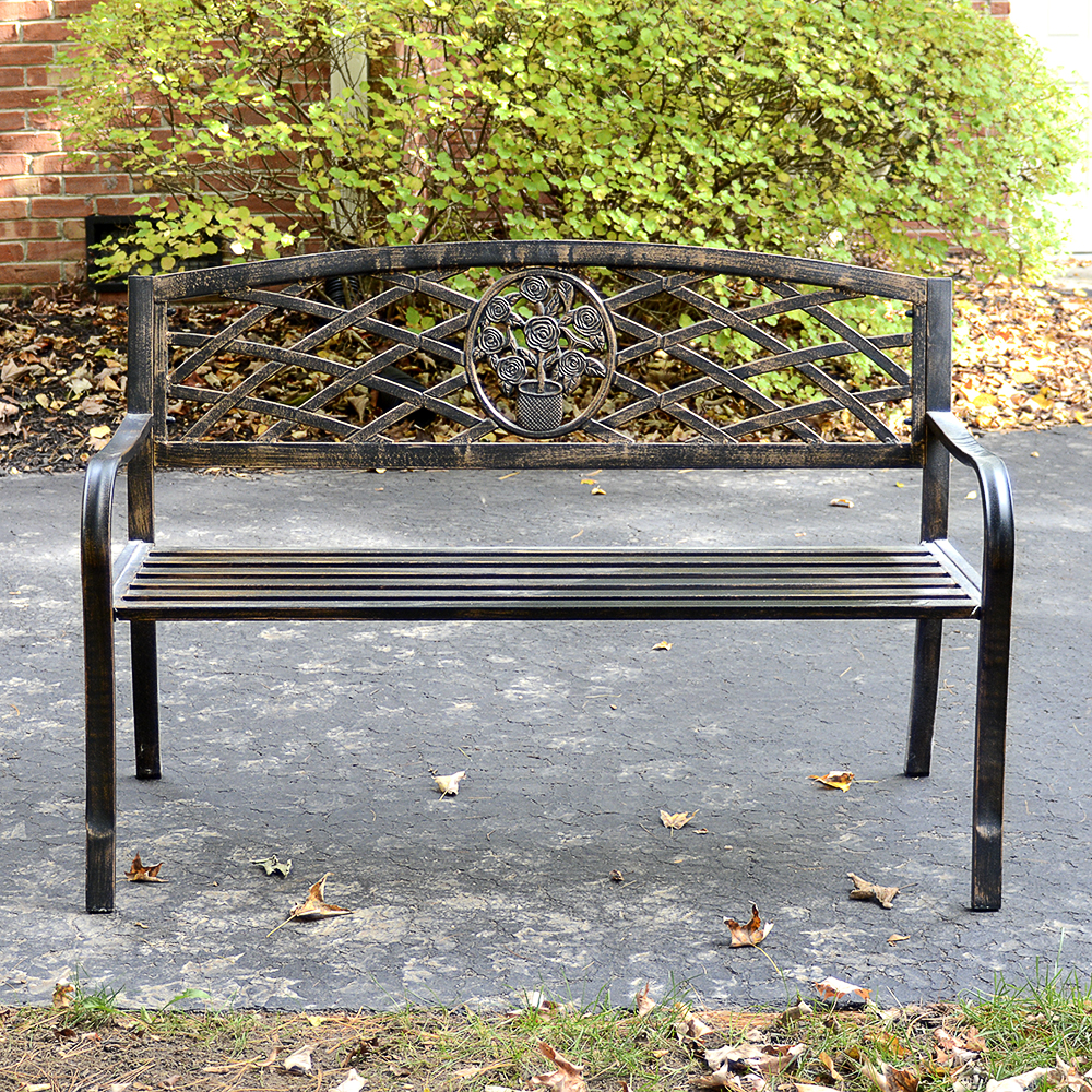 Metal Garden Bench