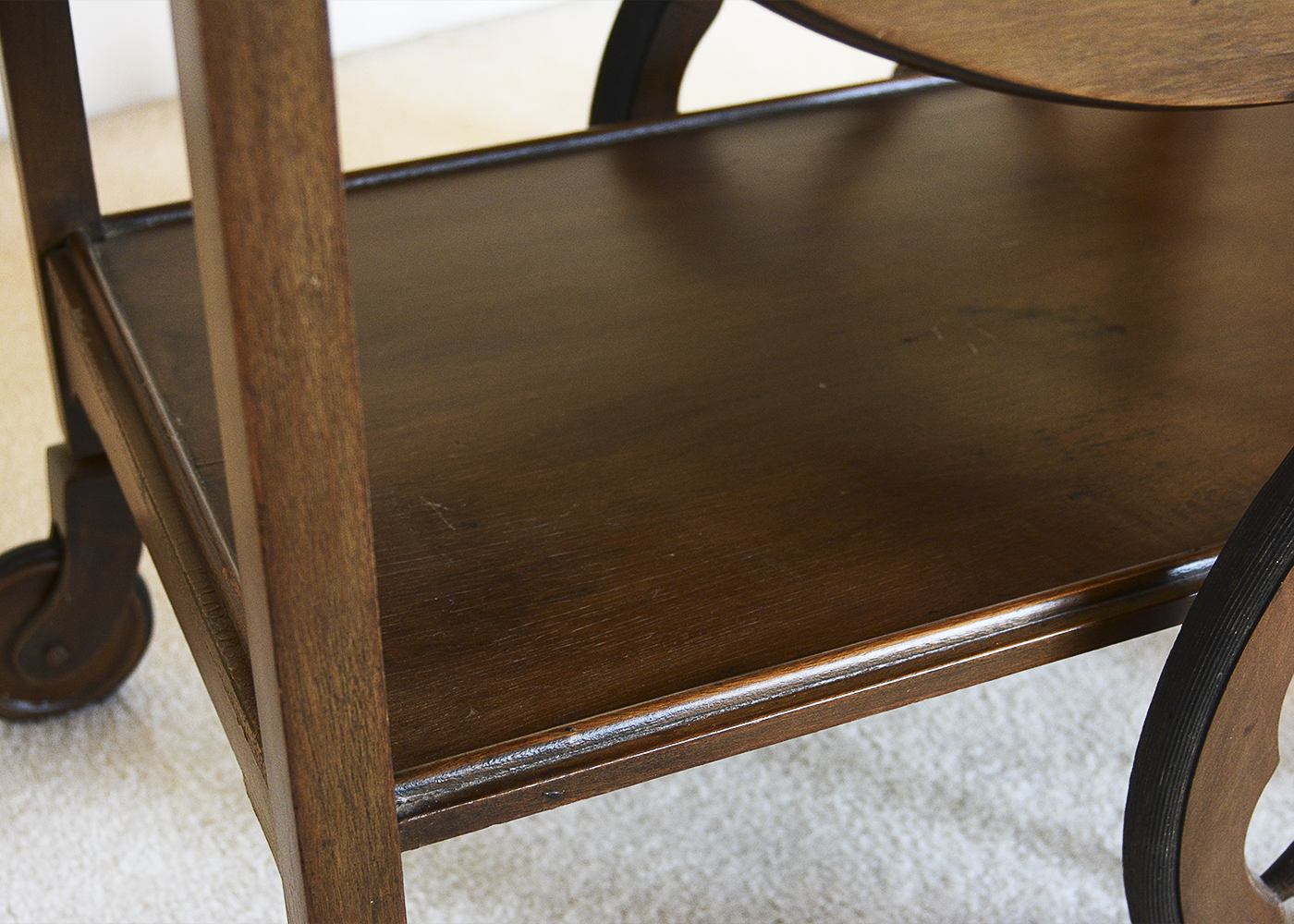 Vintage Wooden Tea Cart