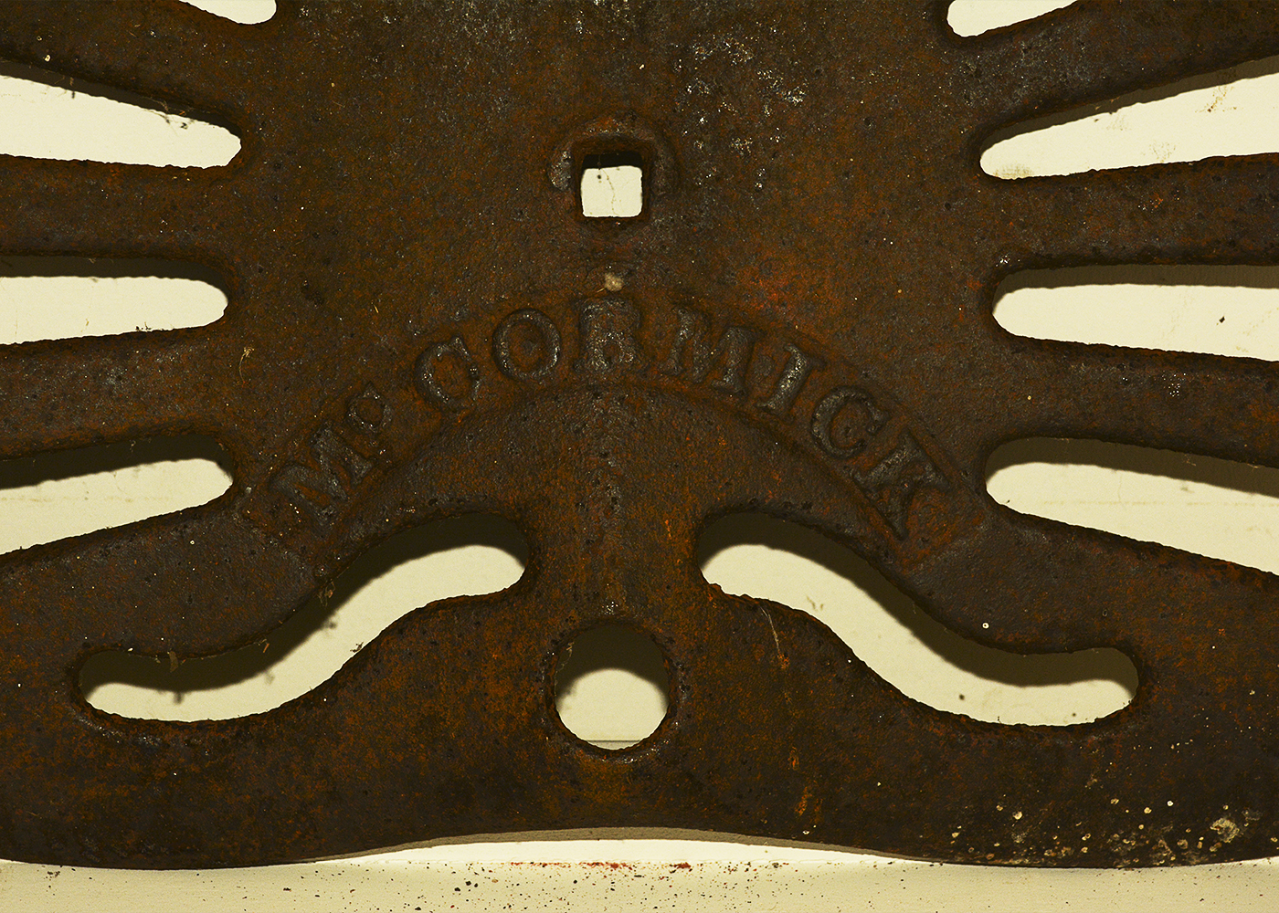 Five Vintage Cast Iron Tractor Seats