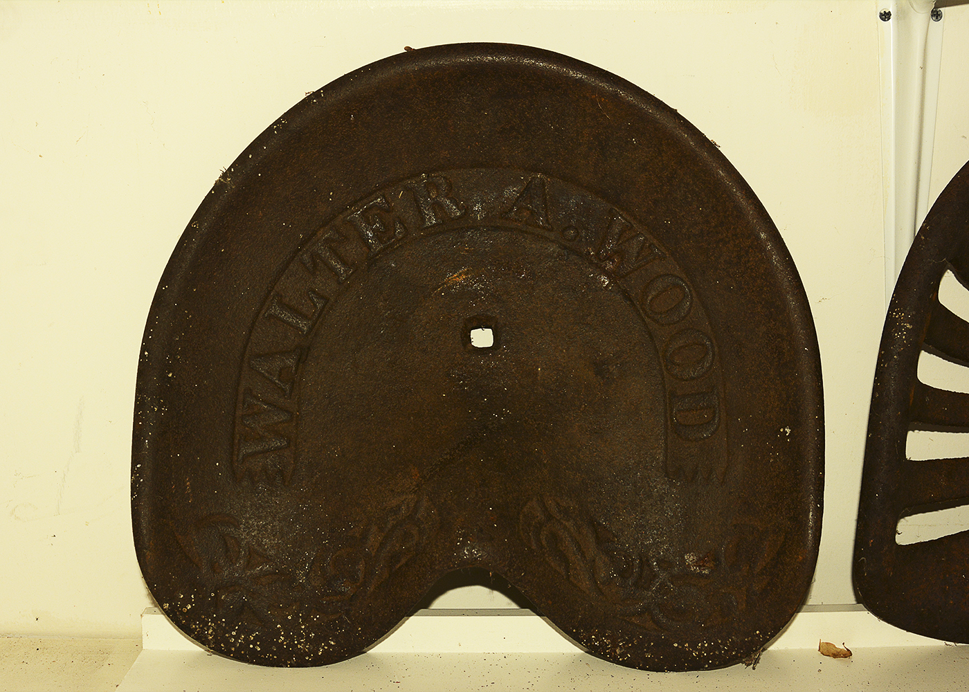 Five Vintage Cast Iron Tractor Seats