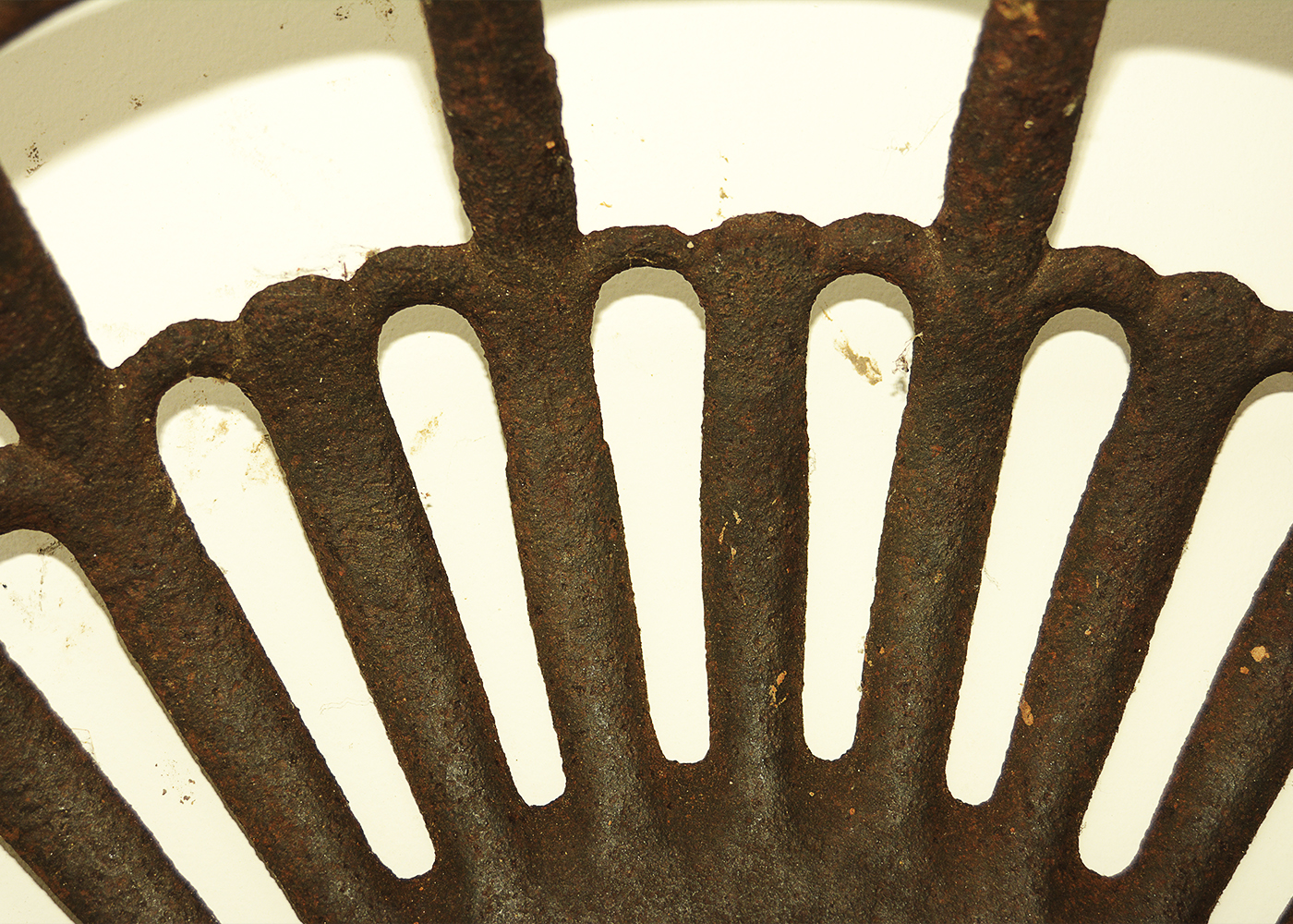 Five Vintage Cast Iron Tractor Seats