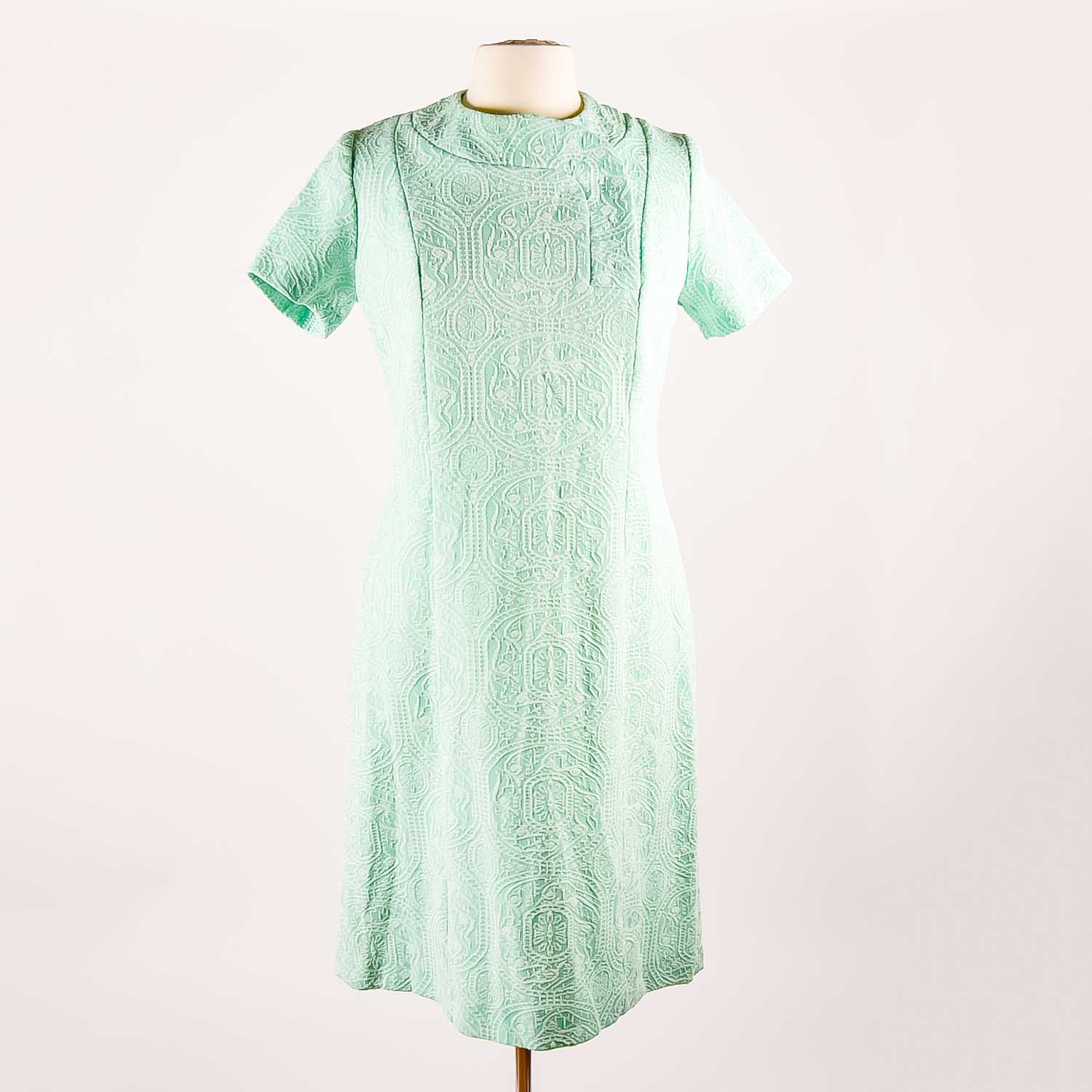 Vintage 1960s Patterned Day Dress