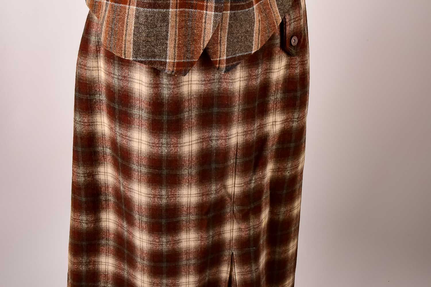 Vintage Plaid Skirt and a Vest