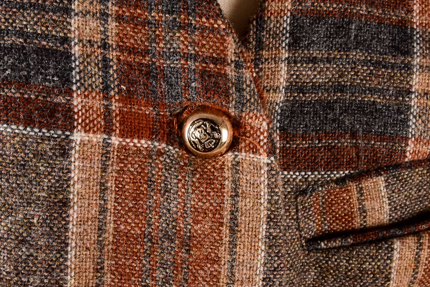 Vintage Plaid Skirt and a Vest