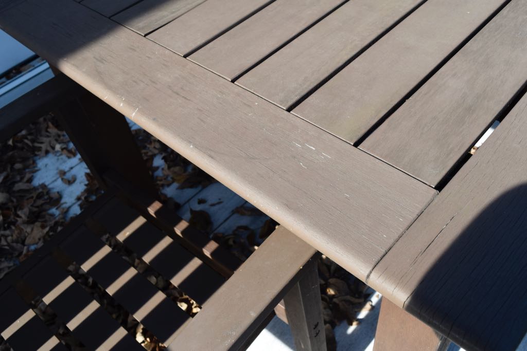 Pottery Barn Outdoor Table With Eight Chairs