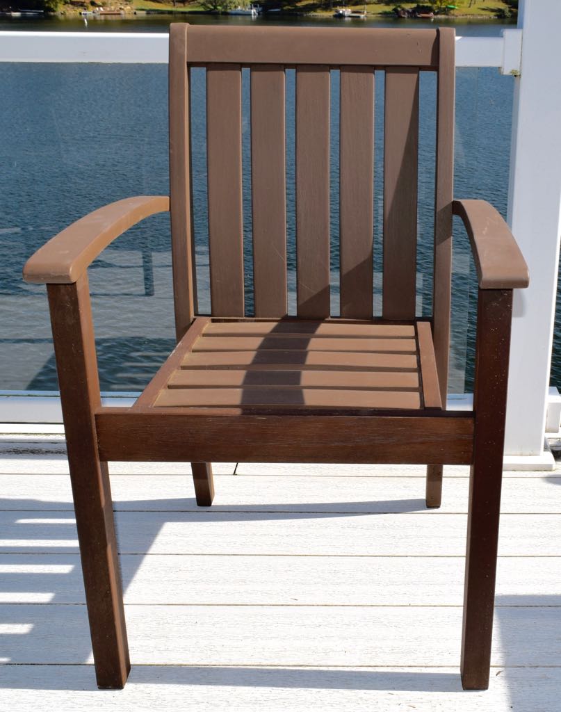 Pottery Barn Outdoor Table With Eight Chairs