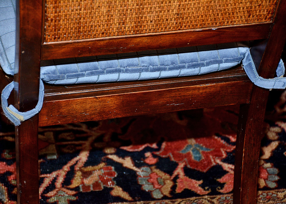 Milling Road for Baker Furniture Late 20th Century Regency Style Dining Chairs