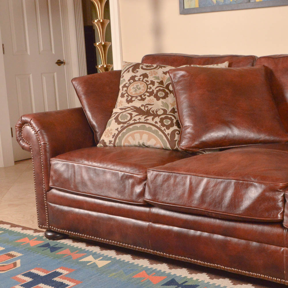 Leather Sofa by Haverty's Furniture