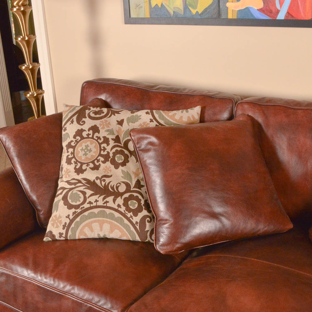 Leather Sofa by Haverty's Furniture