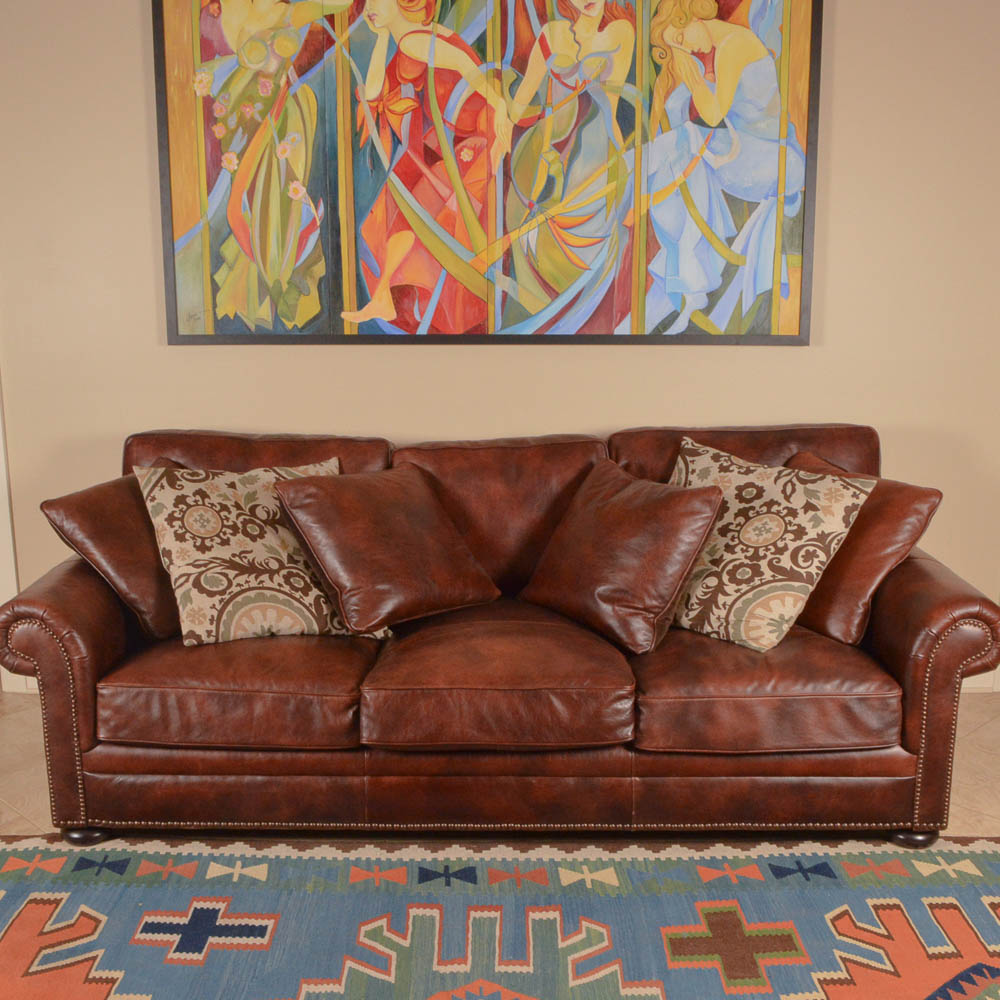 Leather Sofa by Haverty's Furniture