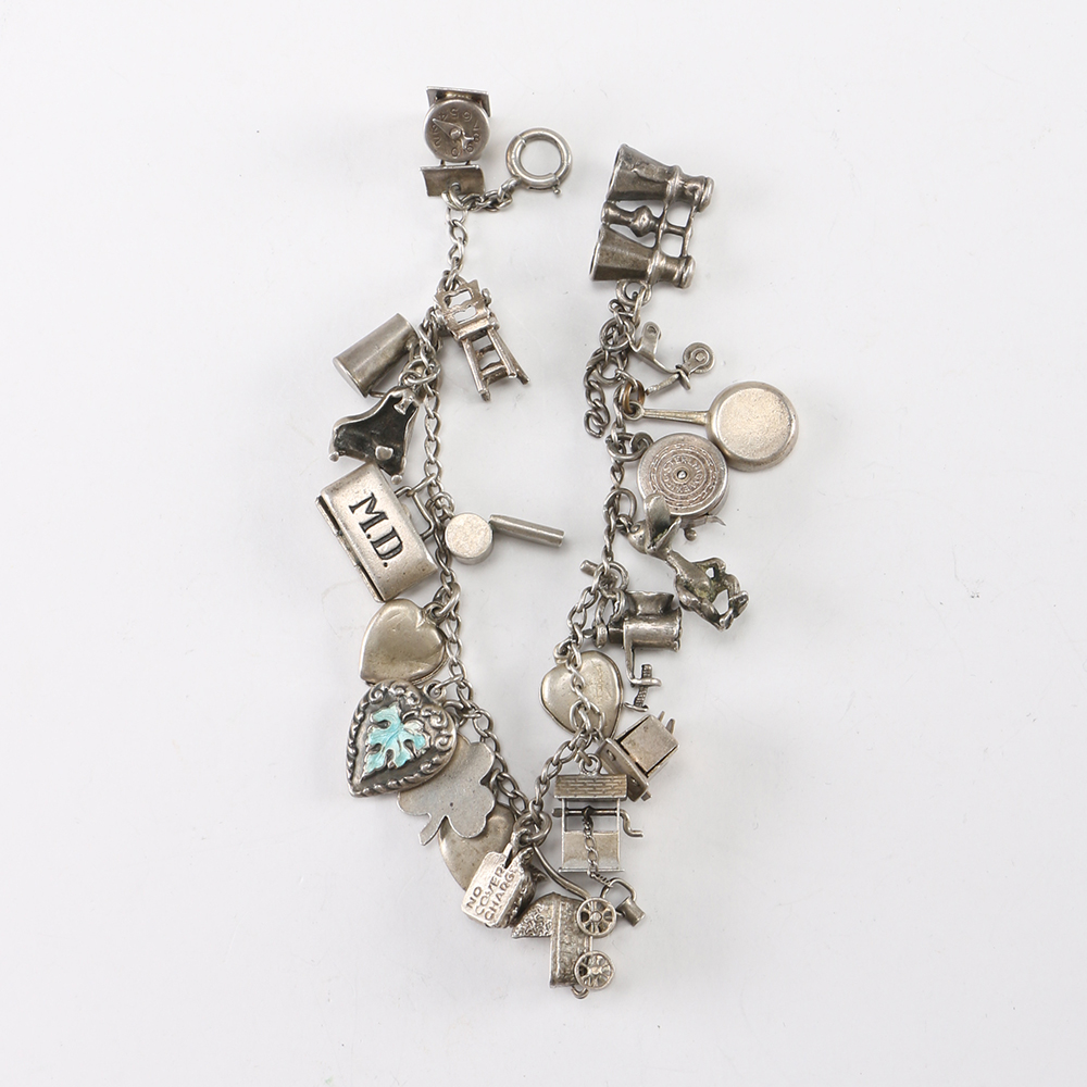 Silver Charm Bracelet