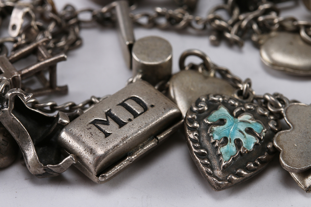 Silver Charm Bracelet